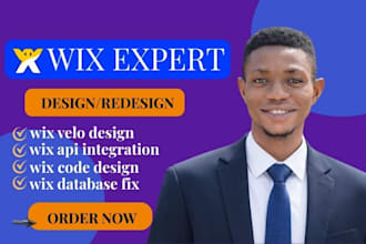 design wix studio redesign wix database wix velo wix api wix code wix expert