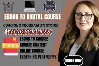 convert your ebook into a digital online course and coaching program