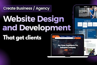 build a fast wordpress service website that attracts clients