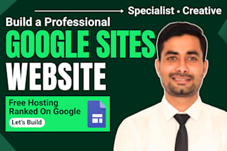 design a professional business website using google sites that converts