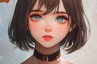 draw anime portrait or  character avatar for you