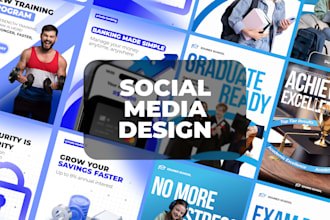 design professional social media visuals