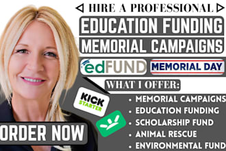 create a top notch memorial education animal rescue and environmental campaigns