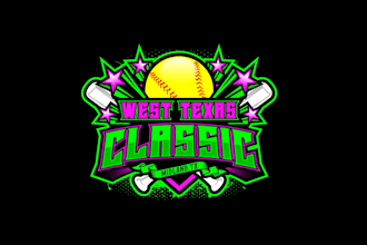 create graceful and fantastic softball logo design