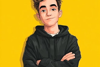 draw a custom cartoon comic strips