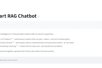 build a smart rag ai chatbot