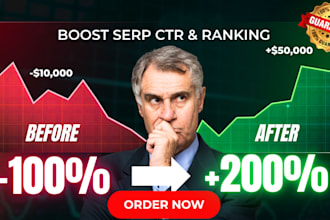 improve google ranking, increase organic traffic and optimize serp CTR