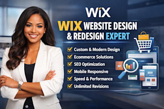 create wix website design and redesign wix website wix website design