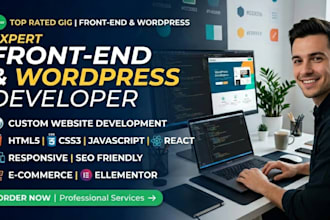 create modern responsive wordpress website design
