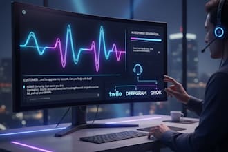 create an ai voice caller or ai voice agent using twilio