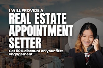provide a real estate appointment setter
