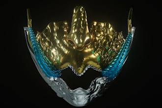 create custom 3d mask sculpt designs