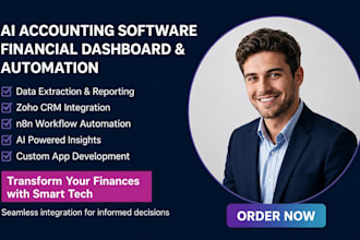 build software accounting automation financial dashboard erp crm n8n integration