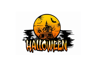 create wonderful and excellent halloween logo design