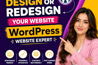 design and develop a wordpress business website with SEO optimization