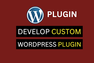 fix or develop custom wordpress plugin or wordpress plugin developer