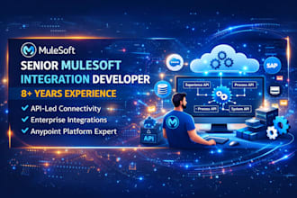 develop mulesoft apis and enterprise integrations using anypoint platform