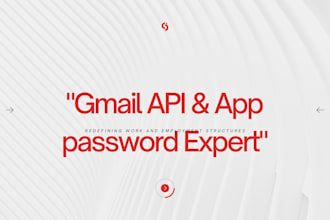set up gmail SMTP, app password and google API