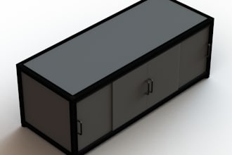 create sheet metal design for laser cutting, bending and fabrication