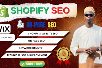 optimize your shopify on page seo and technical improvement