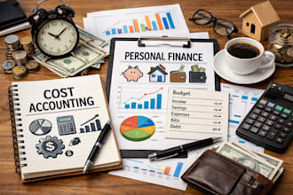 do financial accounting and finance tasks, cost accounting and personal finance