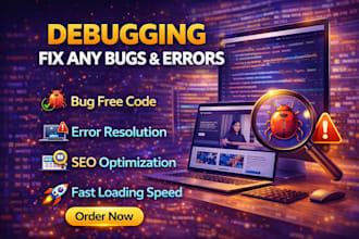 debug and fix backend or frontend issues