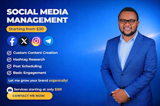 do social media management