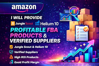 find amazon profitable product and supplier for your store