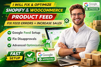 setup optimize shopify woocommerce product feed optimization product feed errors