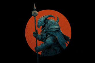design awesome rpg fantasy or sci fi logo for you