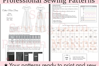 create and grade professional sewing patterns