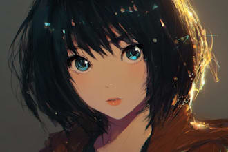 draw a anime portrait