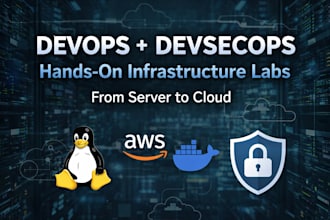 teach you practical devops and devsecops with hands on infrastructure labs