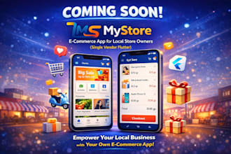develop single vendor ecommerce app or home delivery app