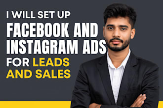 setup facebok and instagram ads for leads and sales