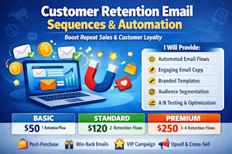 create customer retention email sequence automation and email campaign