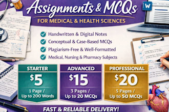 convert content into handwritten or pdf and create mcqs