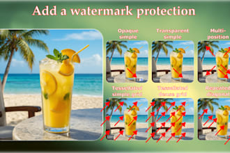 add your logo as pro watermark to protect your images