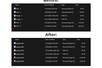 bulk rename, organize and automate over 1000 files safely