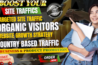 create a strategy to increase website traffic and visibility