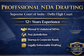draft a professional nda or confidentiality agreement for your business