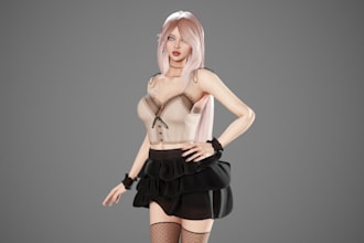 do vrchat avatar commission, anime vrc avatar, furry nsfw 3d model, furry avatar