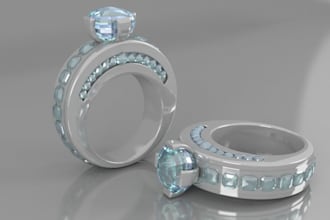 create your dream engagement ring with custom jewelry cad and stl files