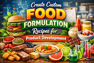 formulate supplement, protein bars, powders, gummies, drinks, and snacks recipes