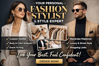 be your professional fashion stylist and personal style expert