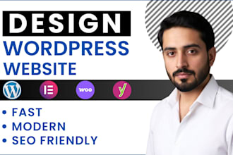 create, design or rebuild a modern wordpress website