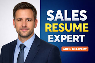 write or optimize a high impact sales resume