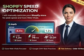 optimize your shopify store speed, fix bugs and boost performance SEO