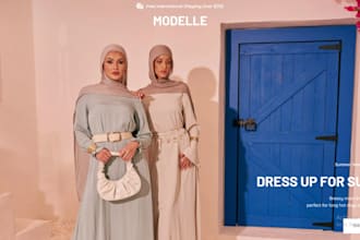 make stunning abaya boutique website,islamic clothing store, abaya shopify store