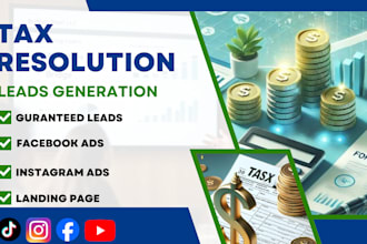 generate tax resolution leads irs debt relief back tax relief